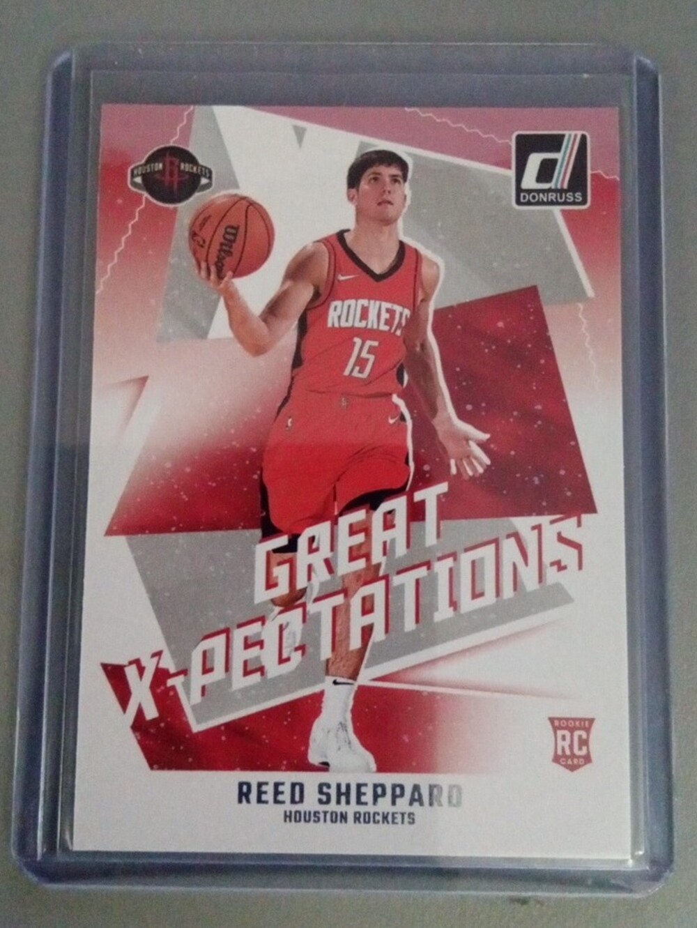 Panini Reed Sheppard Rookie Cards - Red Accents - Picture 3 of 14